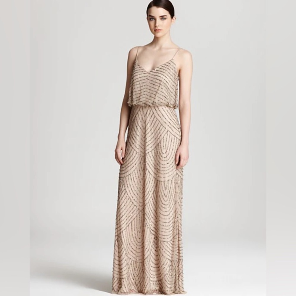 Adrianna Papell beaded dress